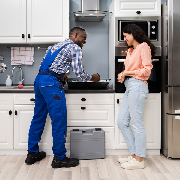 how long does it typically take to complete cooktop repair services in Woodford SC